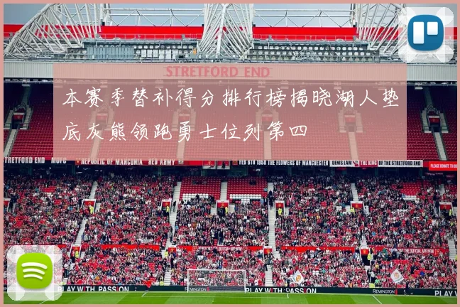 本赛季替补得分排行榜揭晓湖人垫底灰熊领跑勇士位列第四